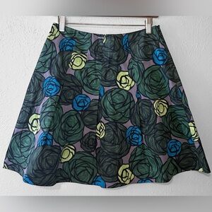 Theory Floral Patterned Skirt Size 6